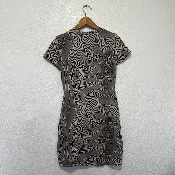 Dopamine Core Brown Stripe Dress - Picture 3 of 8